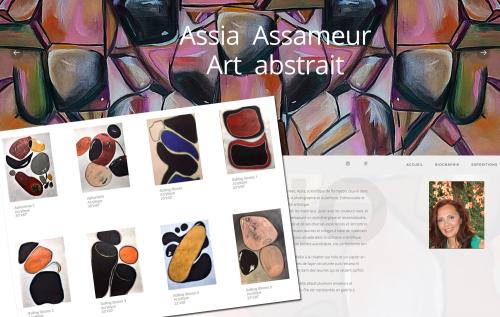 Assia Assameur, artiste peintre