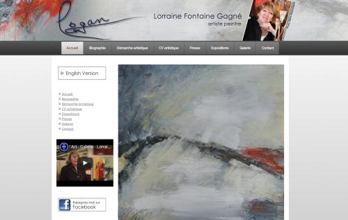Lorraine Gagné Logan, artiste peintre